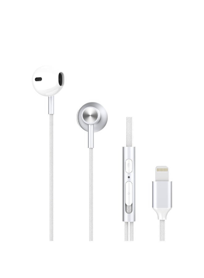MYX BassX Lightning Wired Stereo Earphones | Ergonomic In-Ear Design | HD Sound with Deep Bass - Image 2